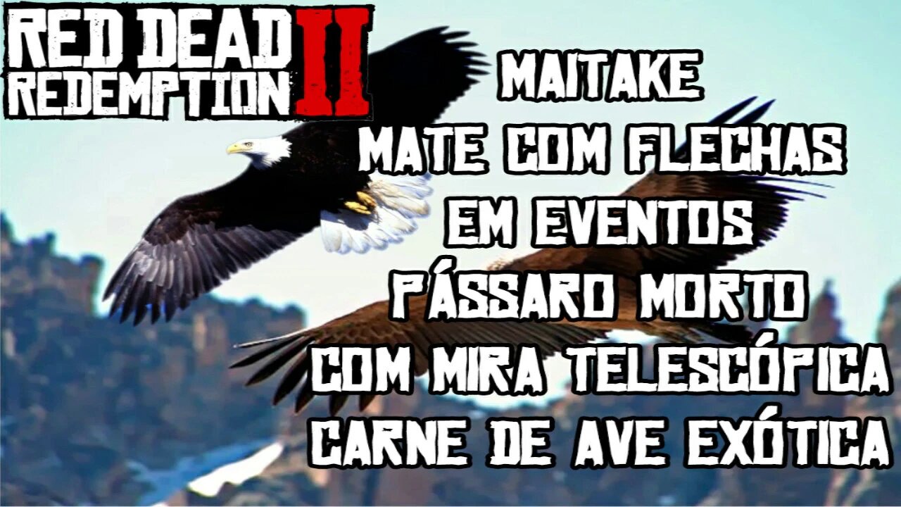 RED DEAD REDEMPTION 2 DESAFIOS DIÁRIOS MAITAKE E OUTROS