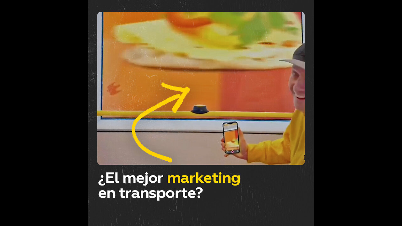 Ingenioso anuncio en transporte que te sorprenderá