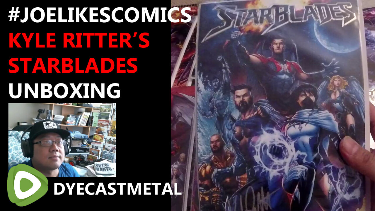 #JoeLikesComics UNBOXING Kyle Ritter's "STARBLADES"