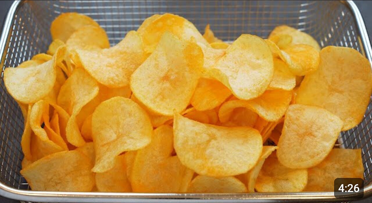 How to make crispy potato chips! -Easy-