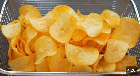 How to make crispy potato chips! -Easy-