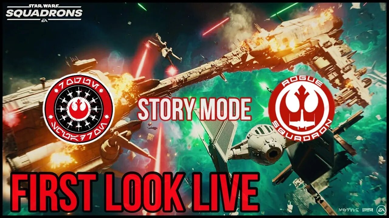 StarWars Squadrons Part 1 / First Look Live