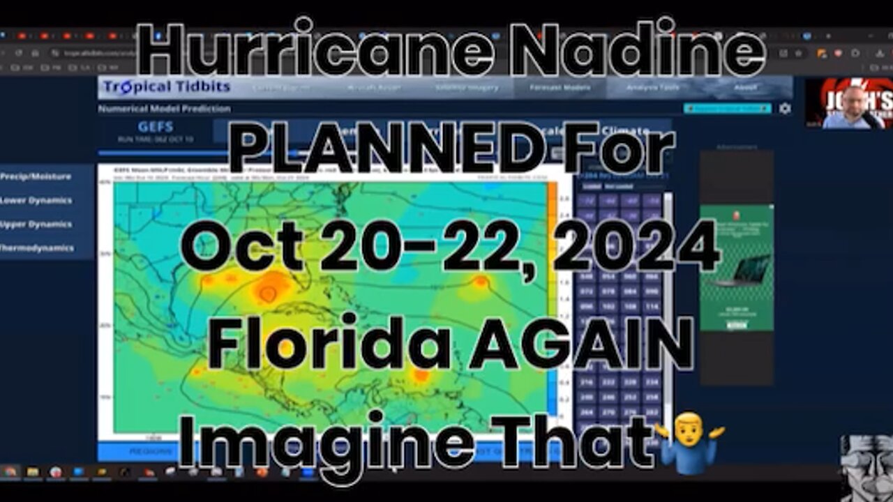 Future Hurricane Nadine Planned For Oct 20-22, 2024 Same As Milton! Clips!