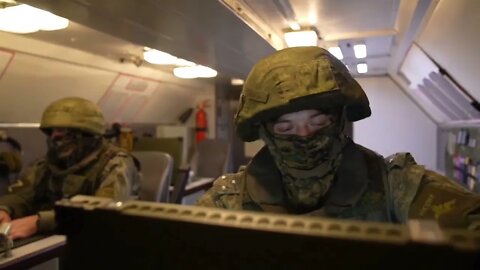 Personnel of the combat work of Iskander
