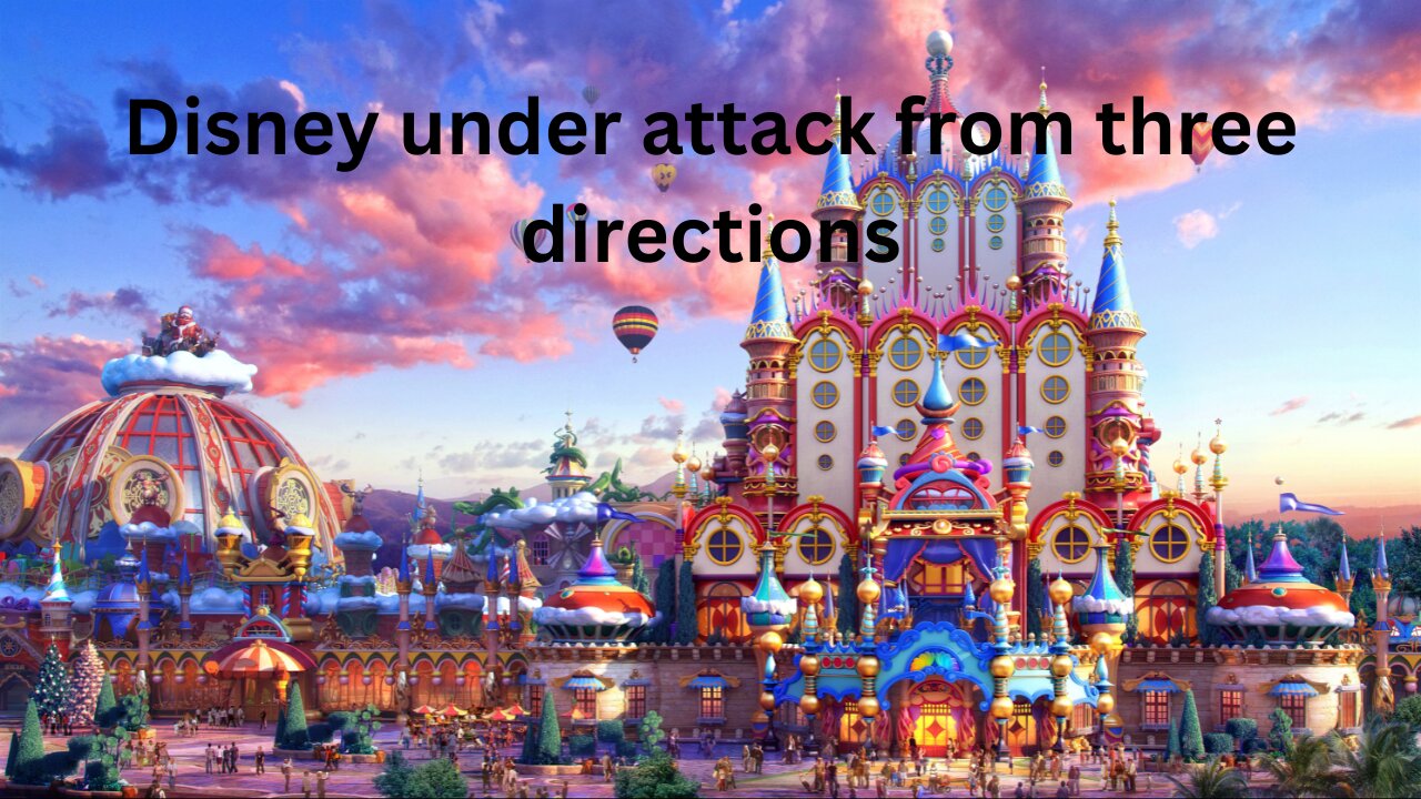 Disney under attack from three directions