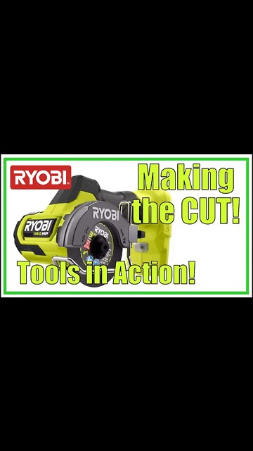 RYOBI Compact Cut-Off Tool | Tools in Action! | #Shorts | 2021/19