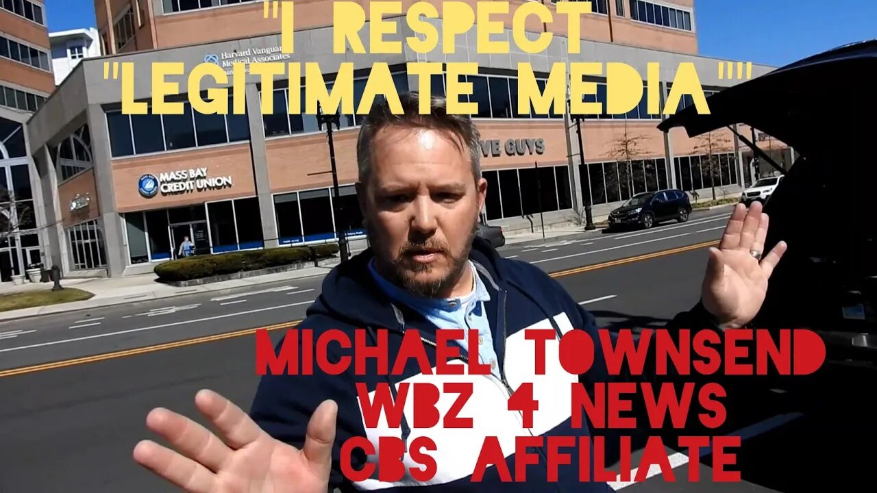 "Who Are You?? You're Invading My Privacy!!" WBZ 4 NEWS. Michael Townsend. Award Winning Cameraman.