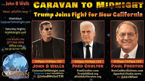 Trump Joins Fight for New California - John B Wells LIVE