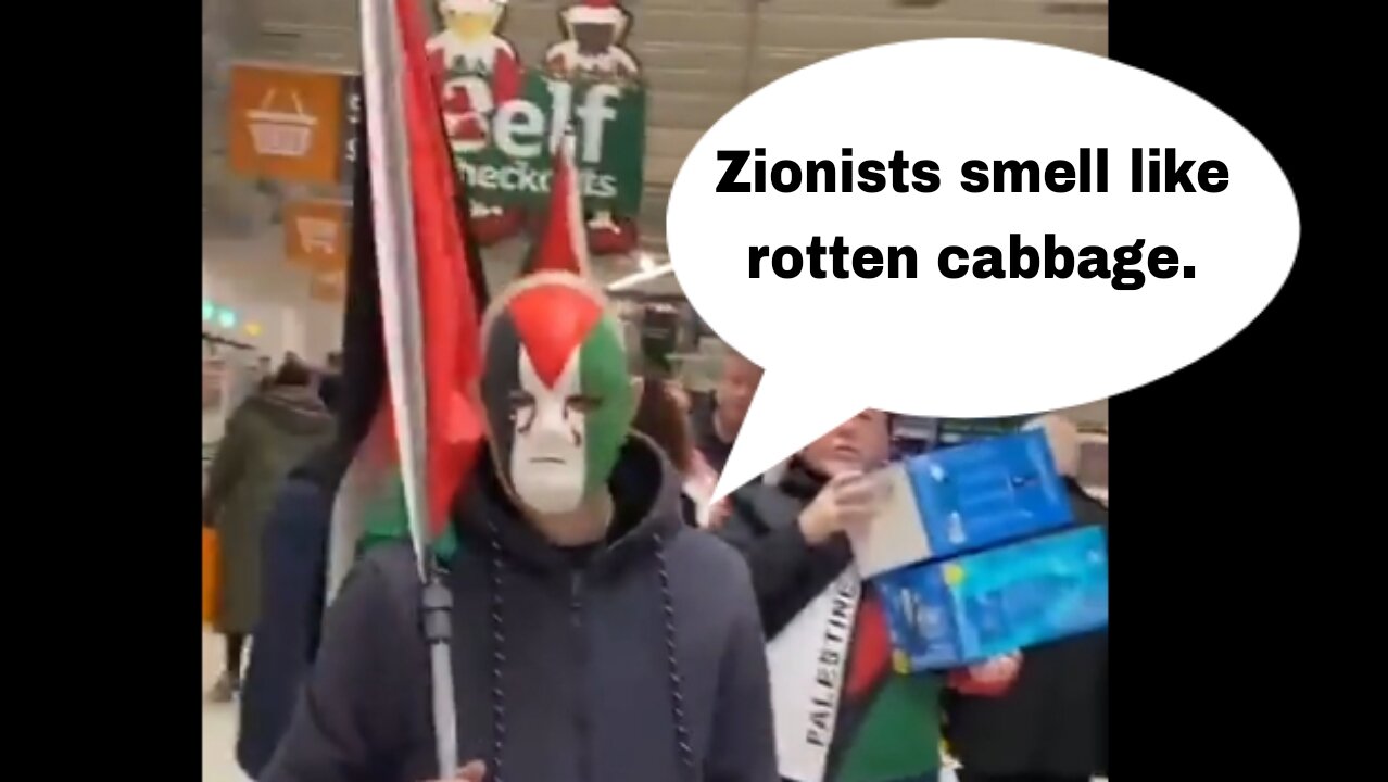Troopers In Sainsbury Market Disrupting Israeli Sales