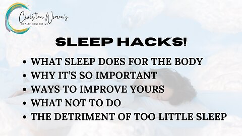 Episode #37 - Sleep Hacks 😴 | How to Get More Restful Sleep 💤🛌🏻