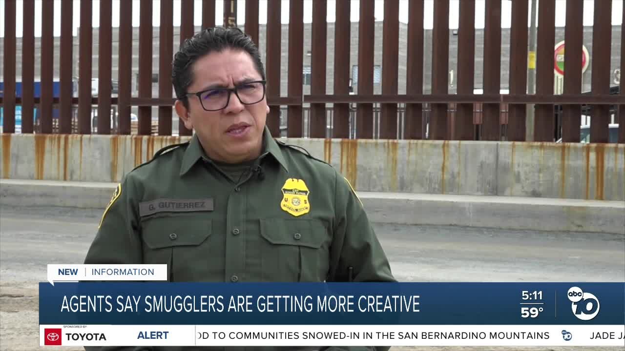 Border Patrol agents say smugglers are getting more creative