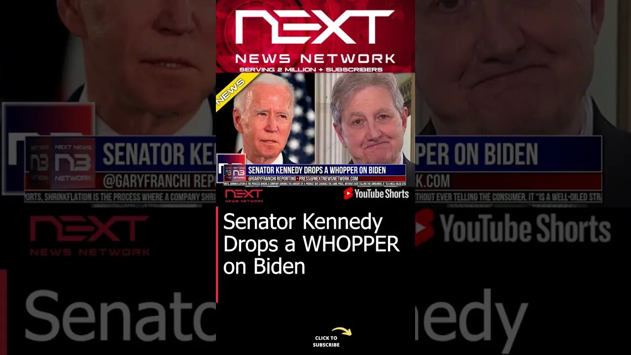 Senator Kennedy Drops a WHOPPER on Biden #shorts