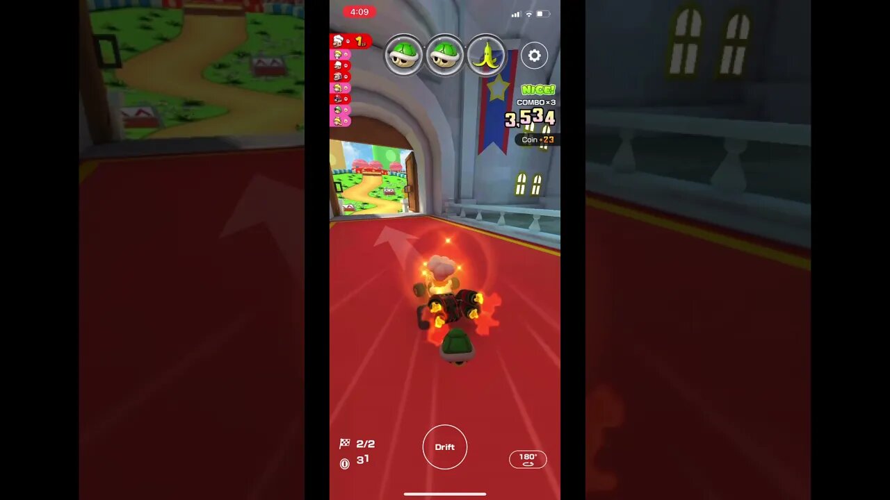 Mario Kart Tour - Kabuki Dasher Kart Gameplay (Mario vs. Peach Tour Premium Challenges Reward)
