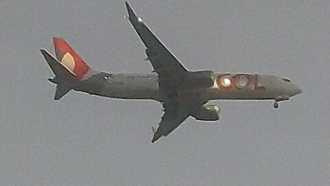 Boeing 737 MAX 8 PS-GPM coming from Manaus to Fortaleza