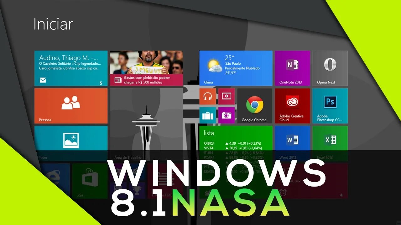 WINDOWS 8.1 LITE X32 NASA EDITION