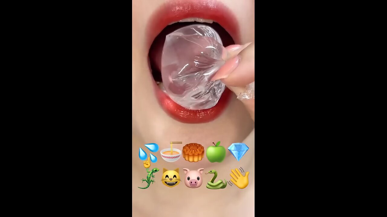 ASMR ASMR water eating