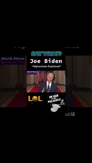 Joe Biden Finally Tells All on Afghanistan…