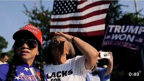 Protestors gather at Fulcon County Jail ahead of Trump’s Surrender