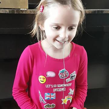 Brave Little Girl Pulls A Loose Tooth With Remote-Controlled Truck