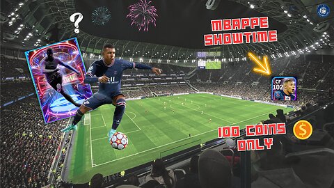 my insane pack luck in eFootball 2023 pulling rare Mbappe show time card for only 100 coins!