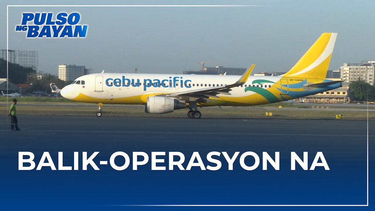 Ilang paliparan na apektado ng Bagyong Egay sa North Luzon, balik-operasyon na