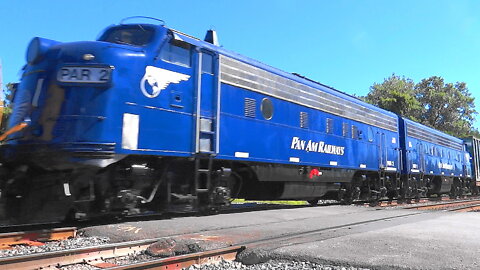 CSX Freight Train Hauling Two Pan Am EMD F Units