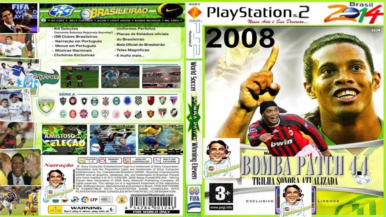 BOMBA PATCH 4.4 REMASTERIZADO 2022 PS2