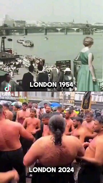 London then and now. Coming soon to NY, LA, Chicago and more...
