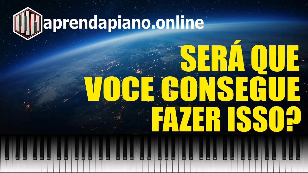 FAÇA ISSO E VOCÊ PODE MUDAR SEU JEITO DE TOCAR TECLADO