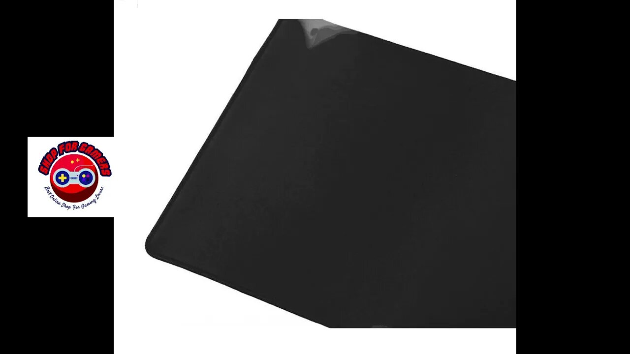 FFFAS Large All Black Mouse Pad