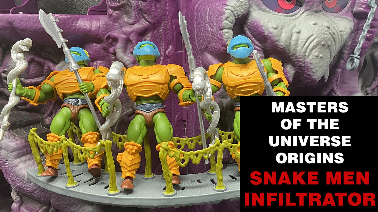 Snake Men Infiltrator - Masters of the Universe Origins - Unboxing and Review