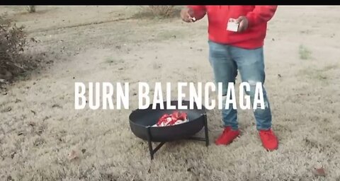 BURN BALENCIAGA