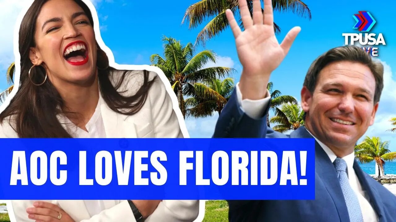 REP. AOC CAUGHT BEING A HYPOCRITE IN THE FREE STATE OF FLORIDA