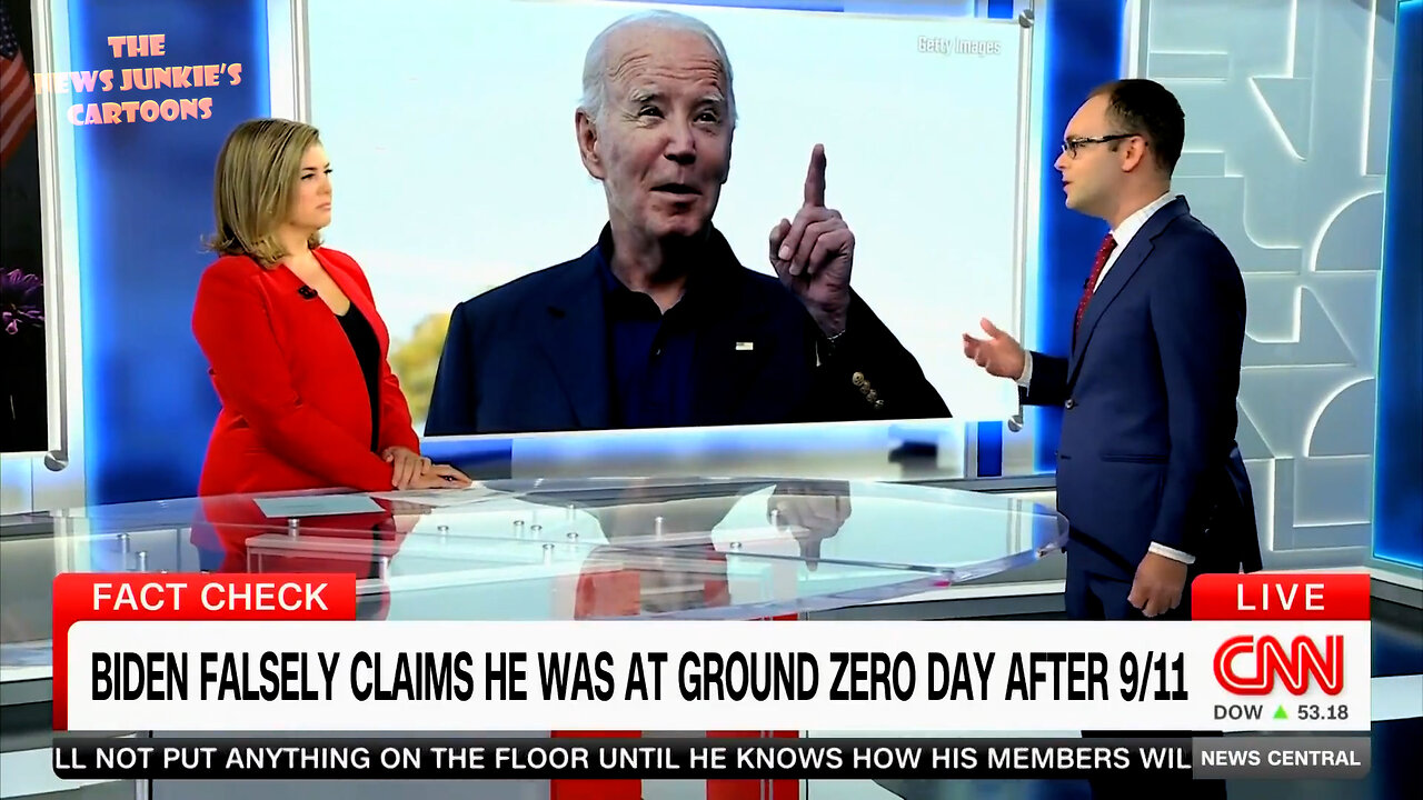 CNN can't ignore any longer the pattern of Biden's made up stories.