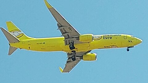 Boeing 737-800F PS-GFB coming from Salvador to Fortaleza