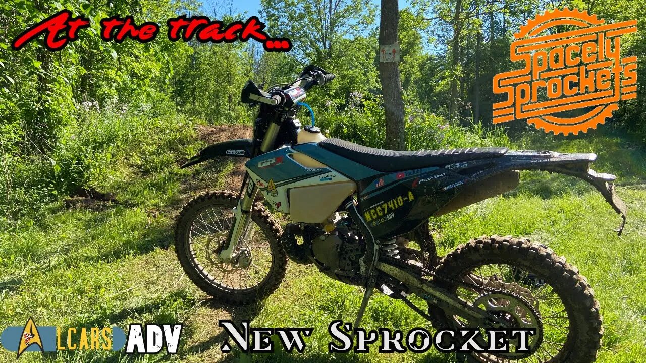 At the Track - Gearing Change and Riding the 250XCW (TSE250r and 250XCW)