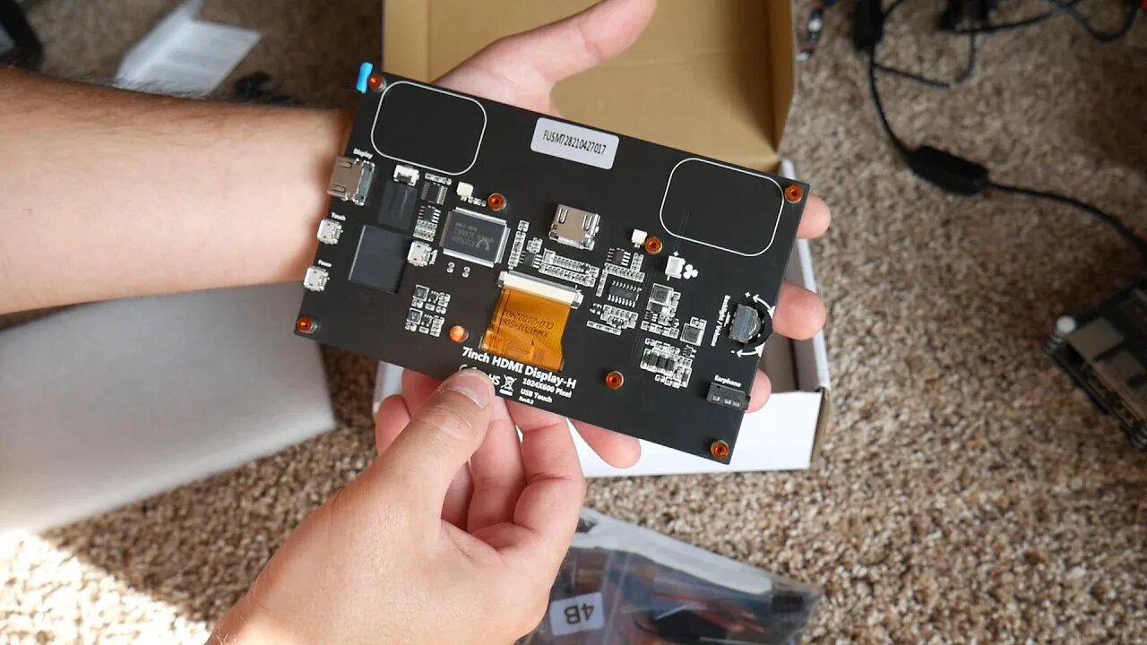 WIMAXIT Raspberry Pi 7” Touch Screen Display Monitor DIY Kit