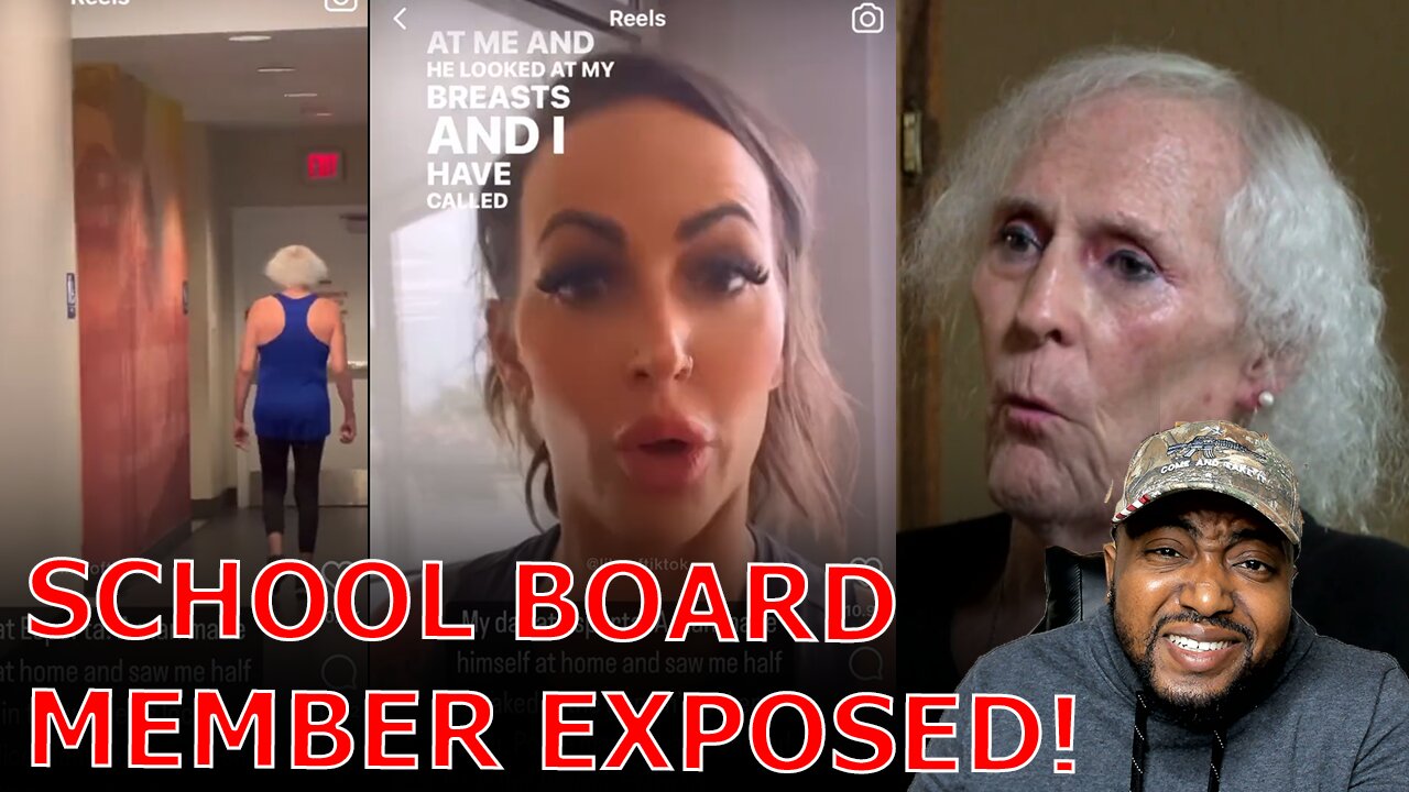 Transgender Elementary School Board Member EXPOSED By Mom Using Women's Restroom At School And Gym!