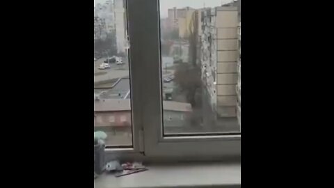 Russian Tank Runs Over Ukranian Covilian