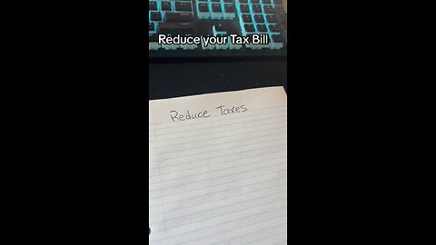 Reduce Your Taxes!