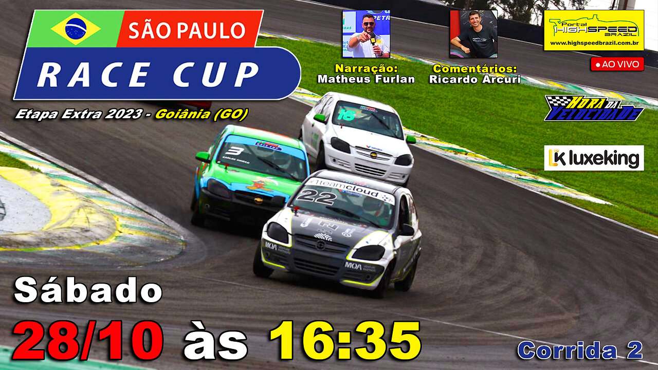 🔴 RACE CUP | Corrida 2 | Etapa Extra 2023 | Goiânia (GO) | Ao Vivo