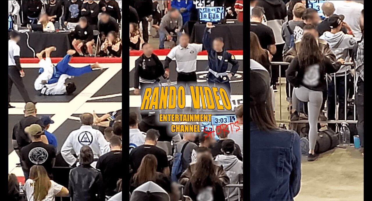 Camera Man Gets Distracted By Female BJJ Tournament Funny Video Fail #SHORTS