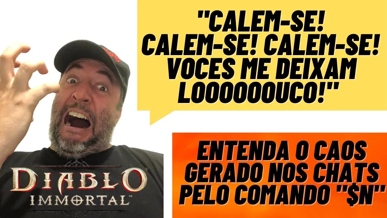 Diablo Immortal - Tive que mutar o chat Mundo xD