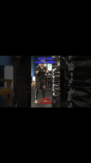 Heroes Training Center | Kickboxing & MMA "How To Throw A Hook & Hook & Cross & Round 1" | #Shorts