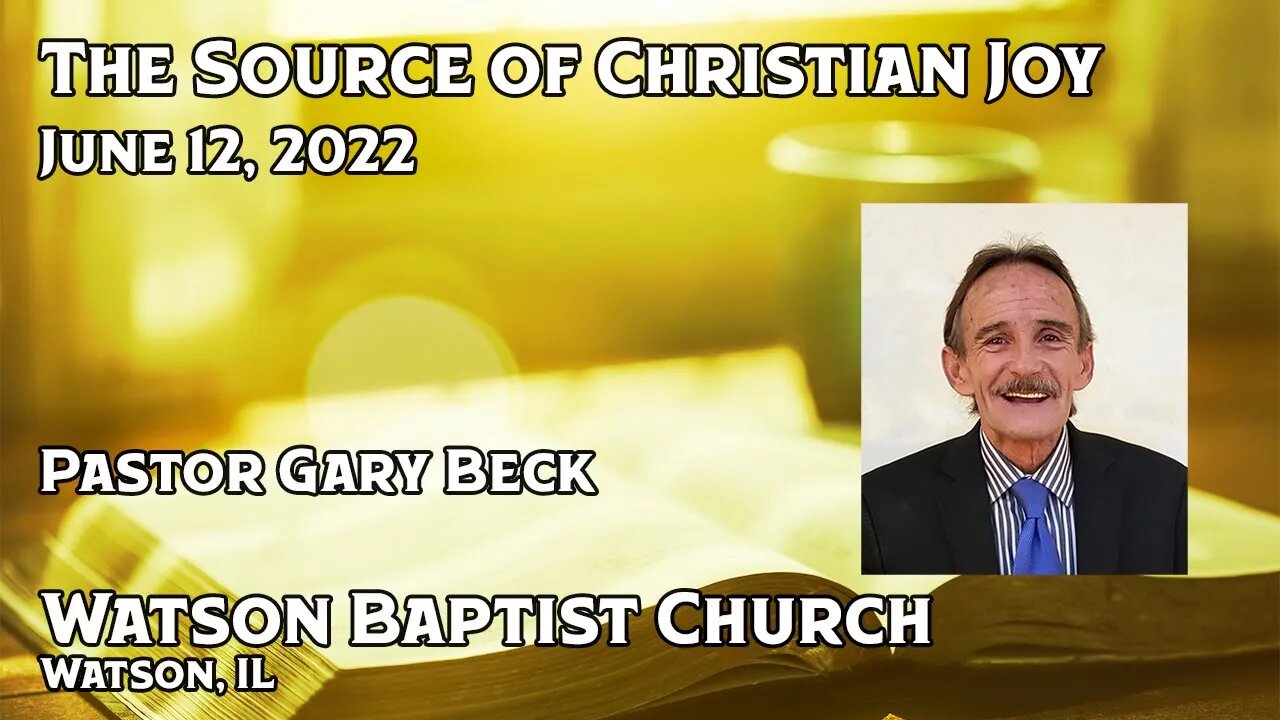 2022 06 12 The Source of Christian Joy