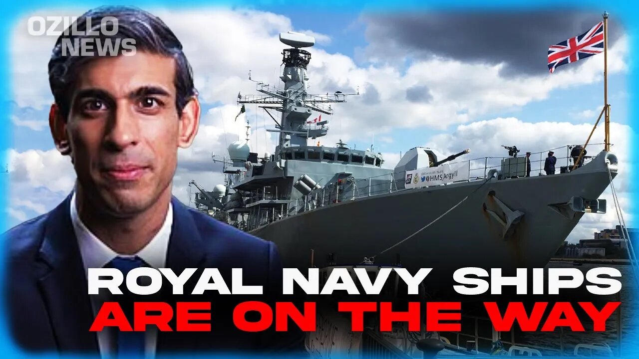 2 MINUTES AGO! Historic Support for Israel! UK Royal Navy Landing in the Region!