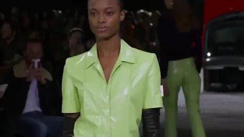 Off white fashion runway