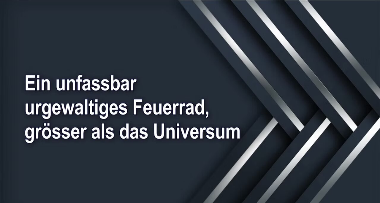 Ein unfassbar urgewaltiges Feuerrad, grösser als das Universum