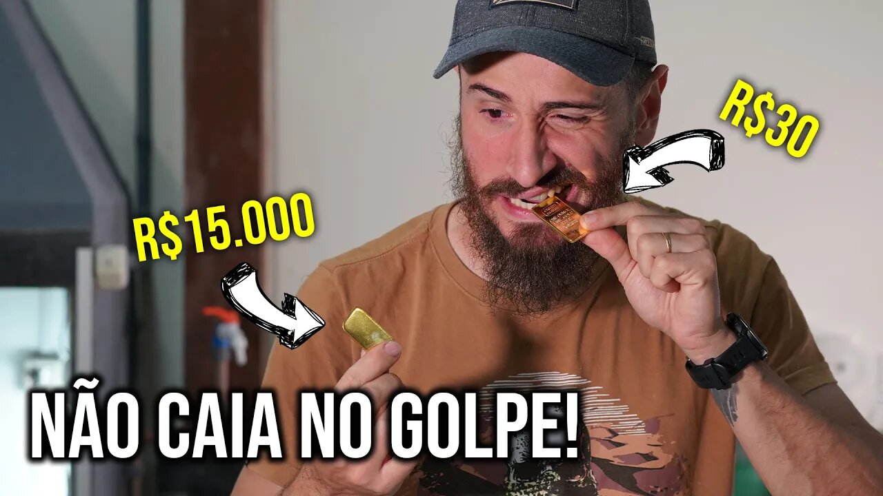 Ouro verdadeiro X falso... Como identificar?