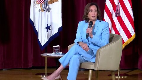 Kamala Harris On Being A Role Model: "People Watch What You Do To See If It Matches What You Say!"